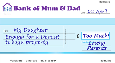 Bank of Mum and Dad Cheque